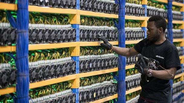 Large-scale mining farm operation